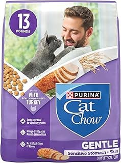 Purina Cat Chow Gentle Sensitive Stomach and Skin Dry Cat Food…