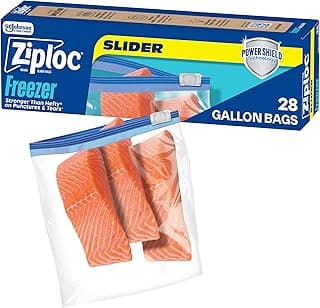 Ziploc Gallon Food Storage Freezer Slider Bags
