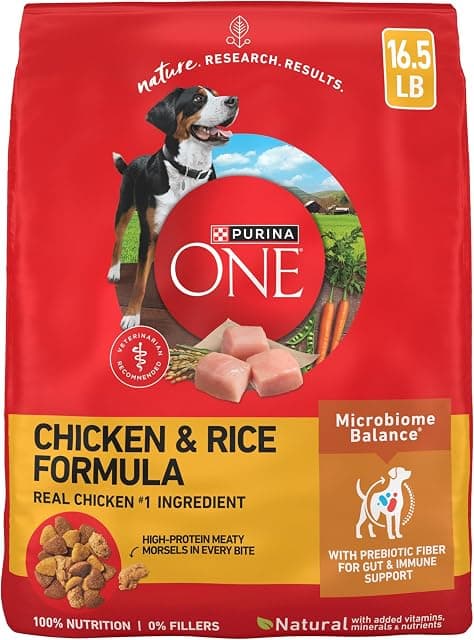 Purina ONE Chicken and Rice Formula Dry Dog Food - 16.5 lb.…