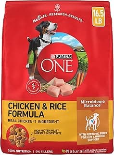 Purina ONE Chicken and Rice Formula Dry Dog Food - 16.5 lb.…