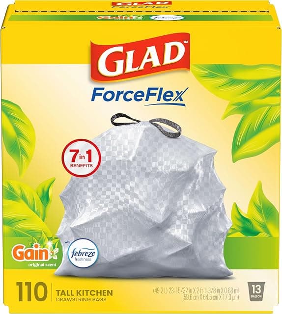 Glad ForceFlex Tall Kitchen Trash Bags