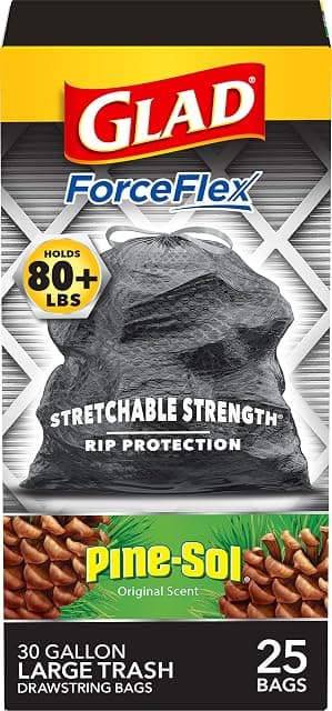 Glad Large 30 Gallon Trash Bags