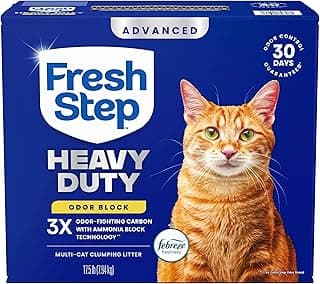 Fresh Step Heavy Duty Odor Block Advanced Multi Cat Clumping…