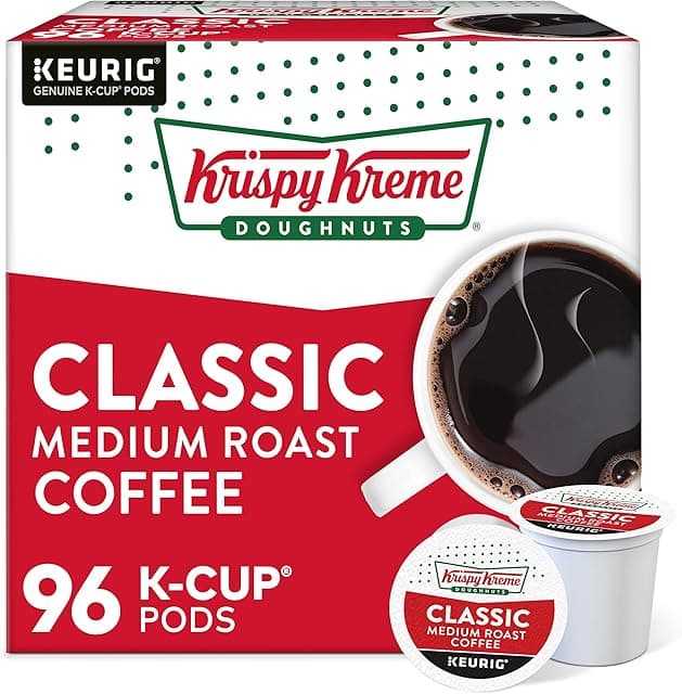 Classic Coffee, Keurig Single Serve K-Cup Pods, Medium Roast…