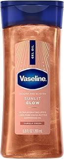 Vaseline Glazed and Glisten Sunlit Glow Body Gel Oil Vanilla…