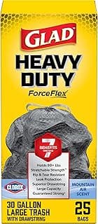 Glad Large 30 Gallon Trash Bags