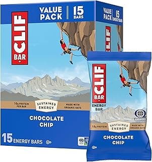 CLIF BAR - Energy Protein Bars - Chocolate Chip - Made…