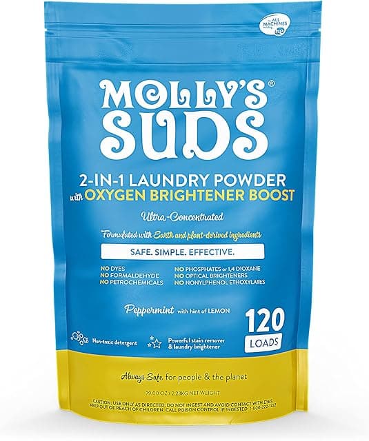 Molly's Suds 2-in-1 Original Laundry Powder with Oxygen…