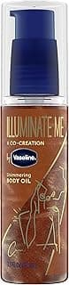 Vaseline Illuminate Me Shimmering Body Oil Created for Melanin…