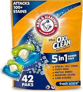 ARM & HAMMER Plus OxiClean Stain Fighters: 5-in-1 Laundry…