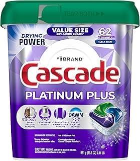 Cascade Platinum Plus Dishwasher Pods