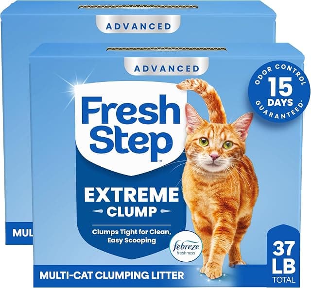 Fresh Step Advanced Extreme Clump Multi Cat Clumping Litter…