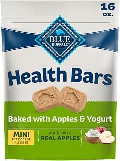 Blue Buffalo Mini Health Bars Apples & Yogurt Crunchy Dog…