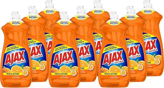 AJAX Ultra Triple Action Liquid Dish Soap
