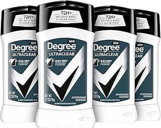 Degree Men UltraClear Antiperspirant Deodorant Black + White 4…