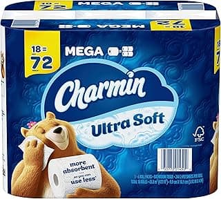 Charmin Ultra Soft Toilet Paper 18 Mega Rolls