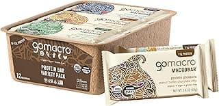 GoMacro MacroBar Organic Vegan Protein Bars - Protein Variety…