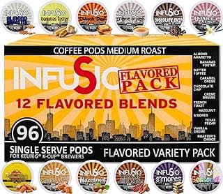 Flavored Coffee Pods Variety Pack – 96 Count
