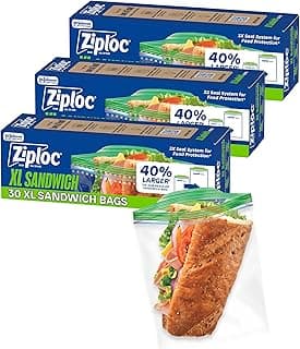 Ziploc XL Sandwich and Snack Bags