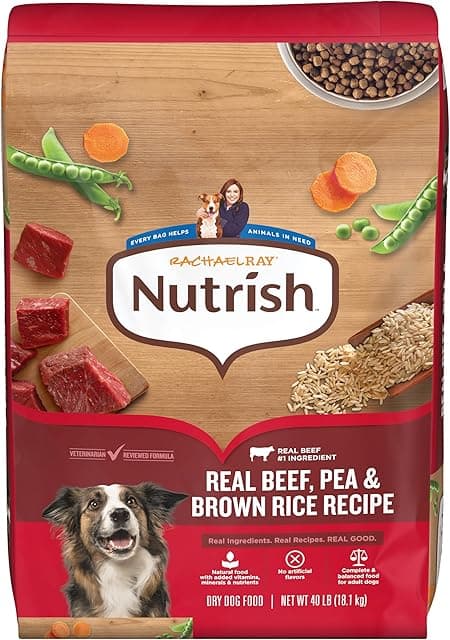 Nutrish Real Beef, Pea & Brown Rice Recipe Whole Health Blend…