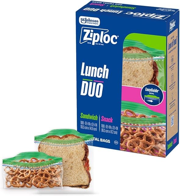 Ziploc Lunch Duo Variety Pack