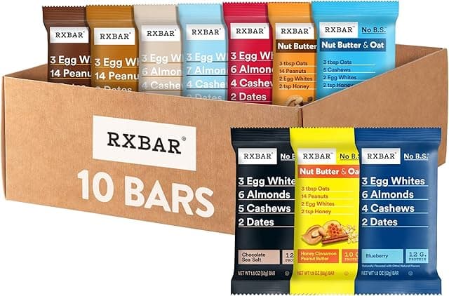 RXBAR Protein Bars, 12g Protein, Gluten Free Snacks, 10-Flavor…