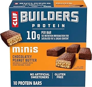CLIF BUILDERS Minis Protein Bars - Chocolatey Peanut Butter…