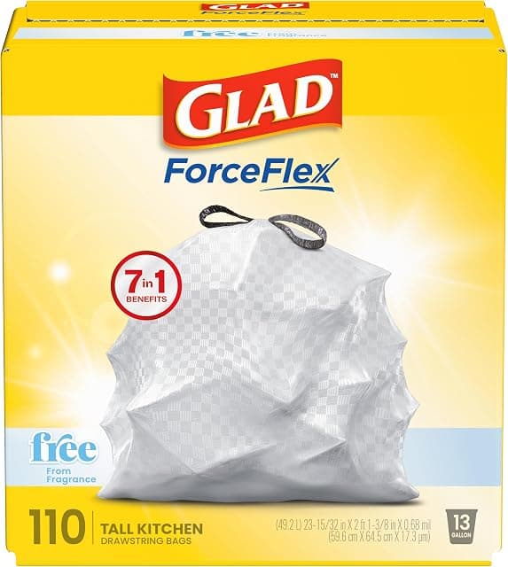 Glad ForceFlex Tall Kitchen Trash Bags