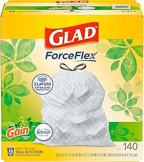 Glad ForceFlex Kitchen Trash Bags