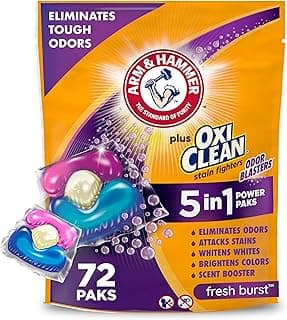 ARM & HAMMER Plus OxiClean With Odor Blasters Laundry…