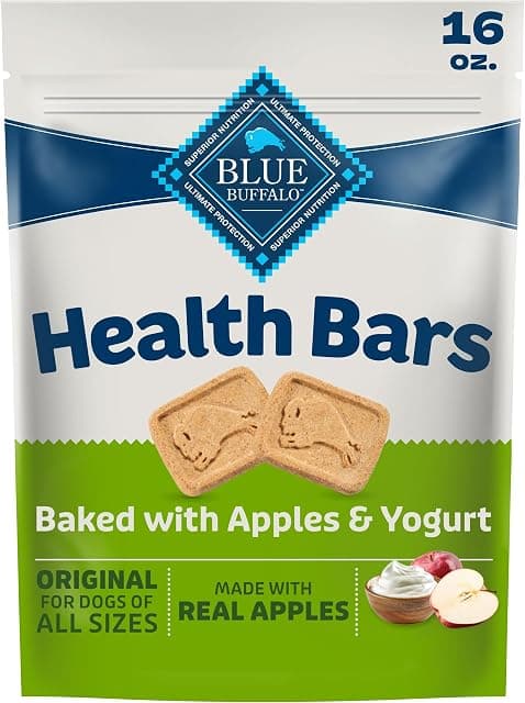 Blue Buffalo Health Bars Apples & Yogurt Crunchy Dog Biscuits