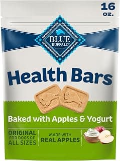 Blue Buffalo Health Bars Apples & Yogurt Crunchy Dog Biscuits
