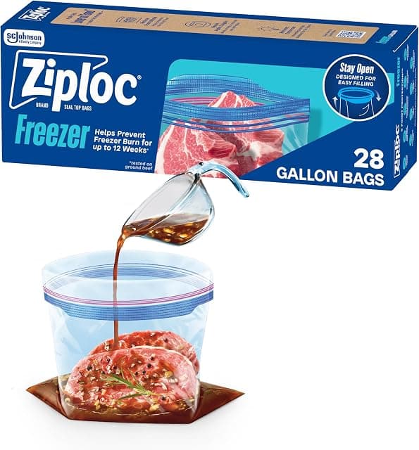 Ziploc Gallon Food Storage Freezer Bags