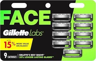 Gillette Labs Razor Blade Refills for Men, 9 count