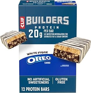 CLIF BUILDERS Protein Bars - White Fudge OREO-Flavored - 20g…