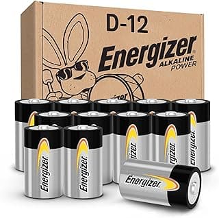 Energizer Alkaline Power D Batteries 12 Count (Pack of 1)