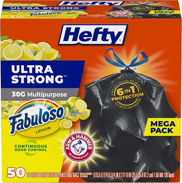 Hefty Ultra Strong 30 Gallon Trash Bags
