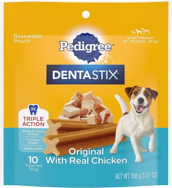 DENTASTIX Small/Medium Dog Dental Treats Original Flavor…