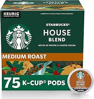 K-Cup Coffee Pods, Medium Roast, House Blend for Keurig Coffee…
