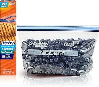 Hefty Press to Close Plastic Freezer Bags
