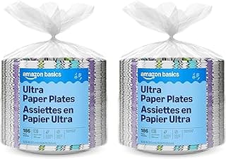 Amazon Basics Ultra Paper Plates