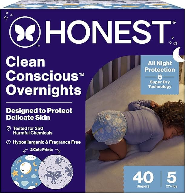 The Honest Company Comfort Dry Overnight Diapers
