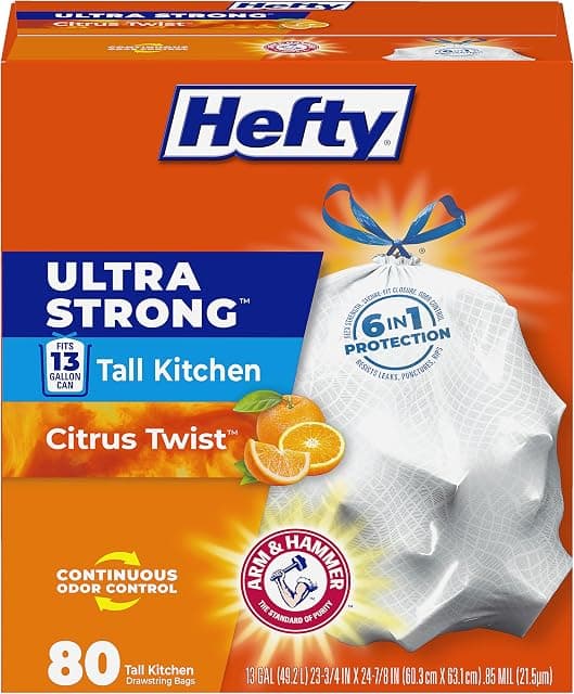Hefty Ultra Strong 13 Gallon Trash Bags