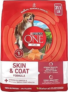 Purina ONE Natural, Sensitive Stomach Dry Dog Food, +Plus Skin…