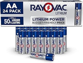 Rayovac 1.5V Lithium AA Batteries (24 Pack)