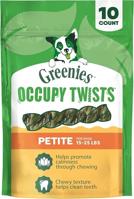 Greenies Occupy Twists Natural Dog Treats Petite Breed Size…