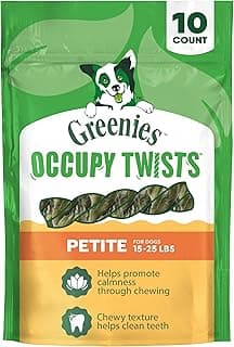 Greenies Occupy Twists Natural Dog Treats Petite Breed Size…