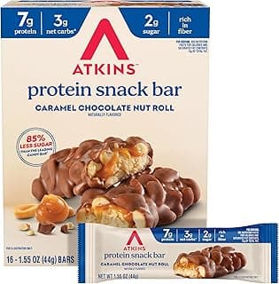 Atkins Caramel Chocolate Nut Roll Snack Bar