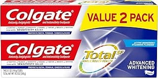 Colgate Total Advanced Whitening Toothpaste with Fluoride