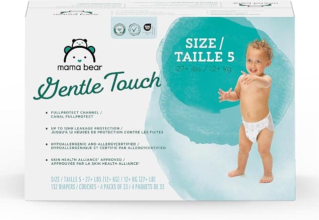 Amazon Brand - Mama Bear Gentle Touch Baby Diapers